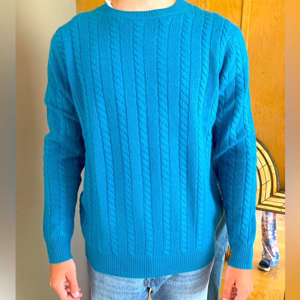 Vineyard Vines Cashmere Cable Crewneck Men’s Sweater